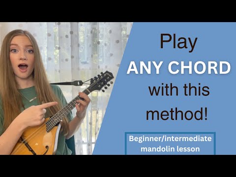 PLAY ANY CHORD with this method on the mandolin!