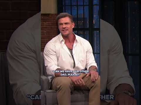 Alan Ritchson shares the '70s hairstyle he had in the film "Motor City"