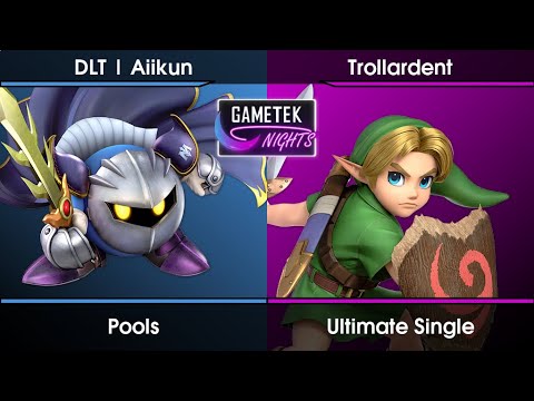 Gametek Night 2023.12 - Aiikun (Meta Knight) Vs. Trollardent (Young Link) SSBU Ultimate Tournament