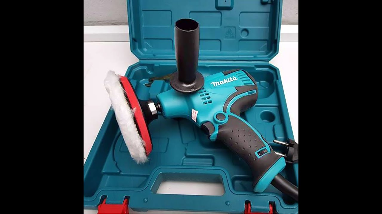 Полирмашина Makita GV6010 – видео представяне с полираща подложка и транспортен куфар