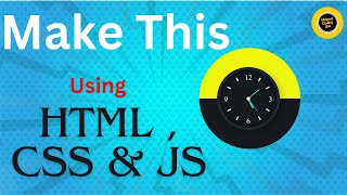 How To Make Analog Clock Web App I Vishant Coding Bus I Web Dev Project