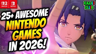 25+ AWESOME Nintendo Switch 1 & 2 Games Coming Out in 2026!