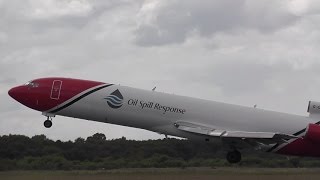 preview picture of video 'Oil Spill Responce B727 LANDING @ DONCASTER AIRPORT (UK)'