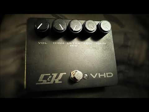 S&K VHD preamp pedal vs Ampeg VH-140c 8 string gear demo video