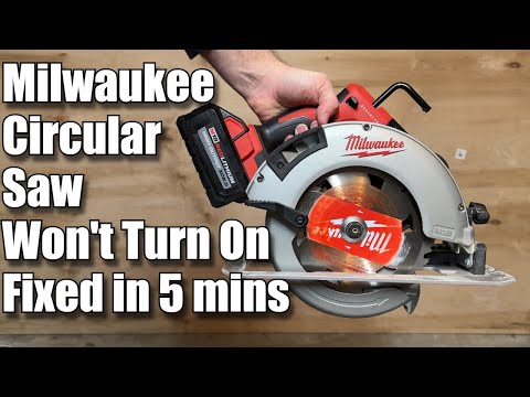 Milwaukee Circular Saw Won’t Turn On (Fixed)