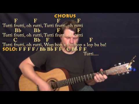 Tutti Frutti (Little Richard) Guitar Lesson Chord Chart in F with Chords/Lyrics