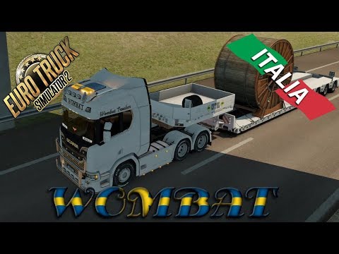 ETS2 - Italia DLC from Messina to Roma