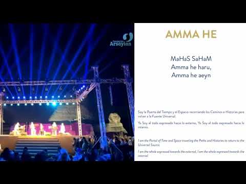 Atlantean Song - AMMA HE ( lyrics) - Yosoy 22.02.2022 Concert, Matias De Stefano, Fundación Arsayian