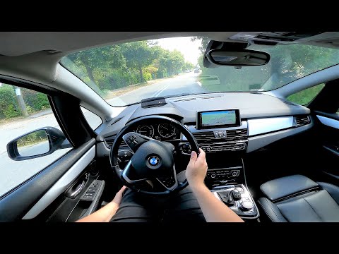 BMW 2-Series F46 1.5d 216d 116HP Automatic (2016) POV Test Drive & Acceleration 0-100 | 4K #199