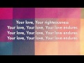 Your Love Endures