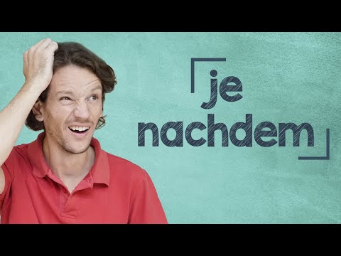 "je nachdem" auf Deutsch - B2 [mit Niko]