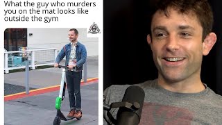 Ryan Hall reacting to the sobbing-after-adult-class meme and debating whether Tobias from Arrested Development is the subject
