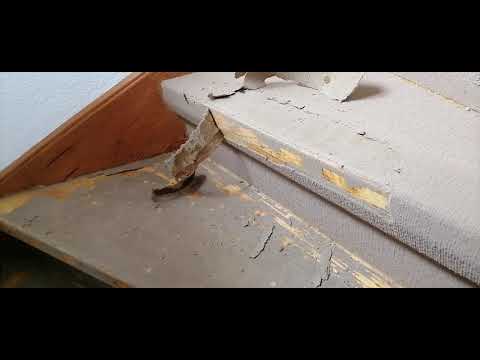 Treppe Teppich entfernen ohne Maschinen einfach selber machen - viel Geldsparen Teil 1