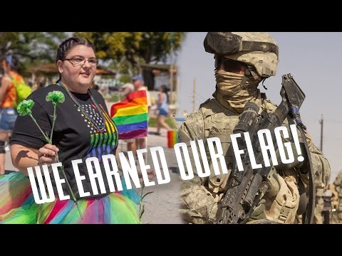 \WE EARNED OUR FLAG!\ - Military Edit
