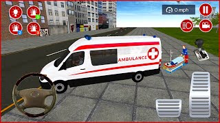 Ambulans Oyunu İzle 3D - American Ambulance Simulator #345 || Ambulans oyunları 4K Android Gameplay