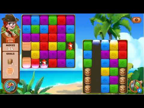 Lost Island Blast Adventure Level 270 - No Boosters