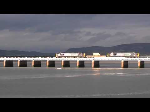 DRS 37409 tnt 37259. 6C51 Arnside & 6C52 Hest Bank. Flasks. 12/11/14