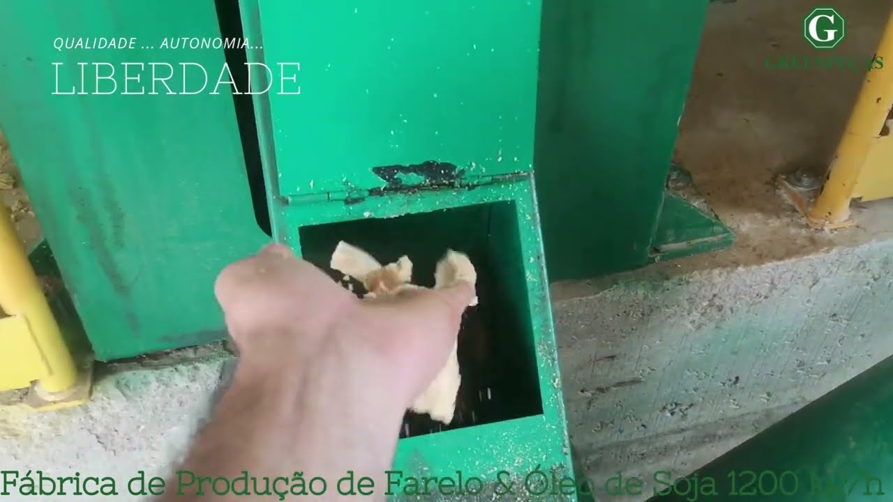 Fábrica de Produção de farelo e óleo de soja até 1200 kg/h