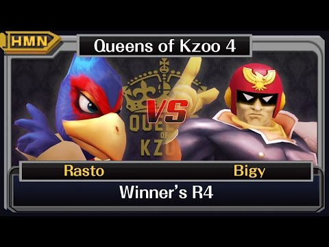 Queens of Kzoo IV Melee - Rasto (Falco) vs. Bigy (Falcon)