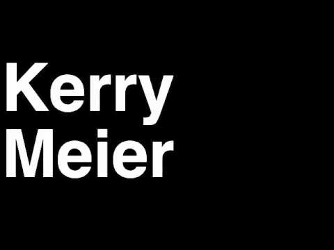 How to Pronounce Kerry Meier Atlanta Falcons NFL Football Touchdown TD Tackle Hit Yard Run