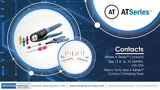 Amphenol Sine AT Series™ Contacts & Tools | Heilind Electronics