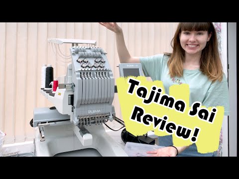 Honest review of the Tajima Sai embroidery machine