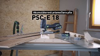FESTOOL Akumulátorová přímočará pila PSC-E 18 EB-Basic