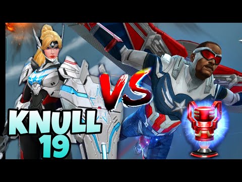 *SHARON ROGERS* vs *FALCON* // *BEATEN TO DUST*// KNULL STAGE 19 COMPARISON // MFF // F2P