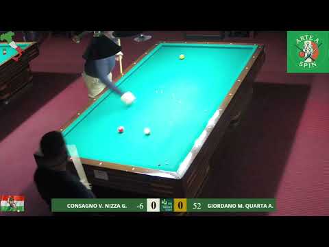 ⚡ Consagno / Nizza vs Giordano / Quarta | Biliardo 5 Birilli a Coppie – Parte 2 🔥🇮🇹