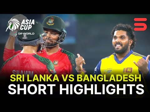 Short Highlights | Sri Lanka vs Bangladesh | Match 13 | DP World Asia Cup 2025 | ZF1K