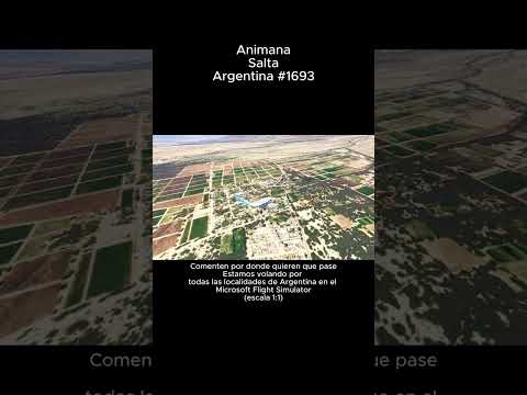 Animana, Salta desde el Microsoft Flight Simulator #animana #salta #argentina #msfs2024