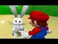 Super Mario 64 DS 100% Walkthrough Part 15 - Catching Rabbits & Opening the White Door