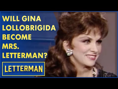 Will Gina Lollobrigida Become Mrs. David Letterman? | Letterman