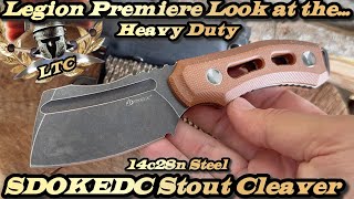 Legion Premiere Look at the SDOKEDC Stout Cleaver in 14c28n Steel