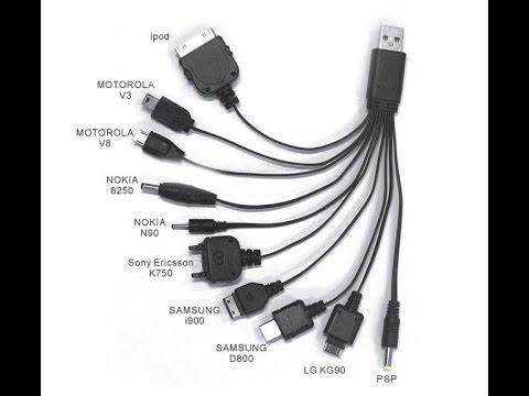 10 in 1 usb multi-pin charging cable