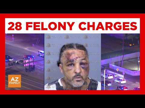 Phoenix shootout suspect facing 18 attempted murder charges