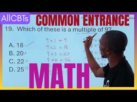 35 Most Likely Mathematics Questions for 2026 NCEE (Common Entrance Examinations)