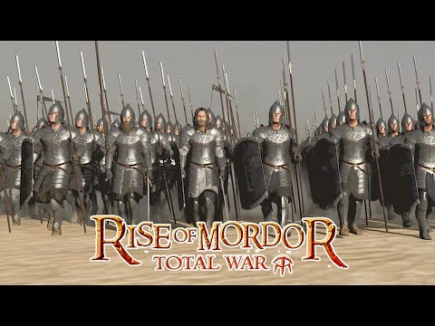 Rise Of Mordor -  Aragorn leads the Gondor army to fight the Dwarf army  - LOTR  Cinematic Battle