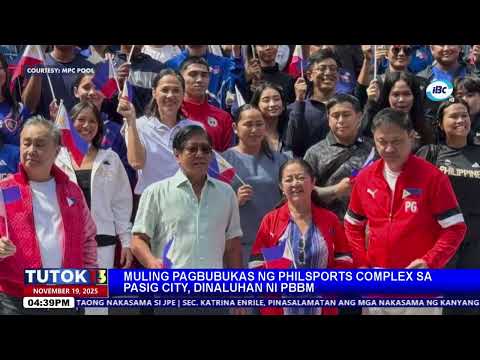 Muling pagbubukas ng PhilSports Arena sa Pasig City, dinaluhan ni PBBM | Tutok 13