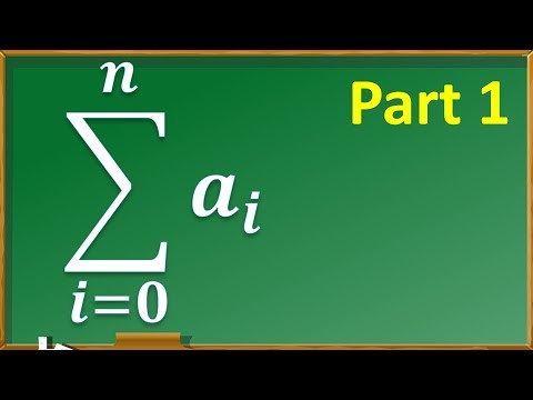 Understanding sigma notation, part 1