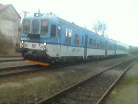 Odjezd vlaku směr plzeň