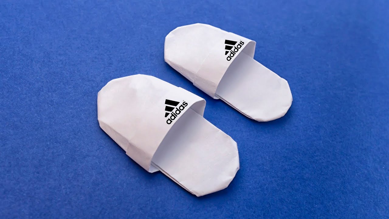 Оригами: тапочки. Как сделать тапочки из бумаги А4 без клея и без ножниц - легкое оригами diy