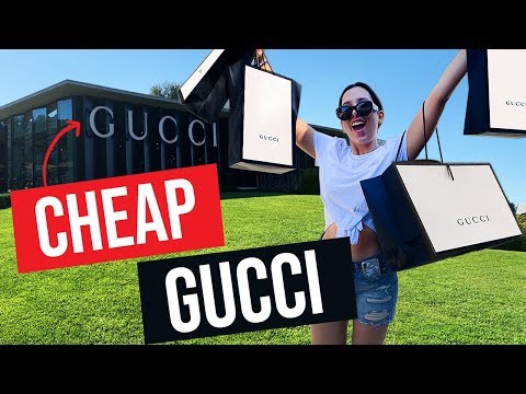 I Went to the Secret GUCCI Discount Store – The LARGEST Gucci Store In The WORLD | Mar Video