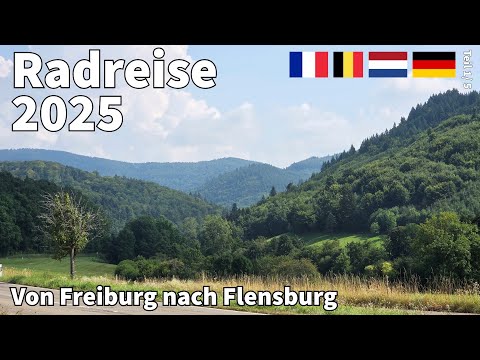 Cycling tour from Freiburg to Flensburg - Summer tour 2025 - 1/5 - France