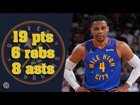 Russell Westbrook 19 pts 6 rebs 8 asts vs Clippers 24/25 season