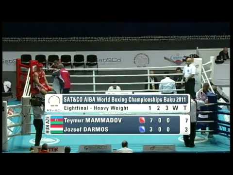 Heavy (91kg) R16- Mammadov Teymur (AZE) VS Darmos Jozsef (HUN) -2011 AIBA World Champs