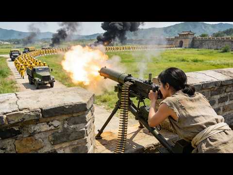 【最新抗戰電影】八路高手精准設伏，等日軍一靠近果斷收割日軍全隊！#movie #動作 #功夫