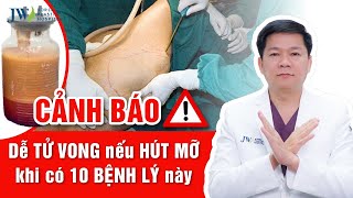 Bác sĩ Tú Dung CẢNH BÁO 10 BỆNH lý NGUY HIỂM nếu Hút mỡ bụng sẽ GÂY TỬ VONG, xem video để tránh