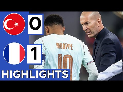 Türkei 0:1 Frankreich: Mbappé trifft und humpelt vom Platz bei Zidanes Debüt (Alle Tore und Highlights)