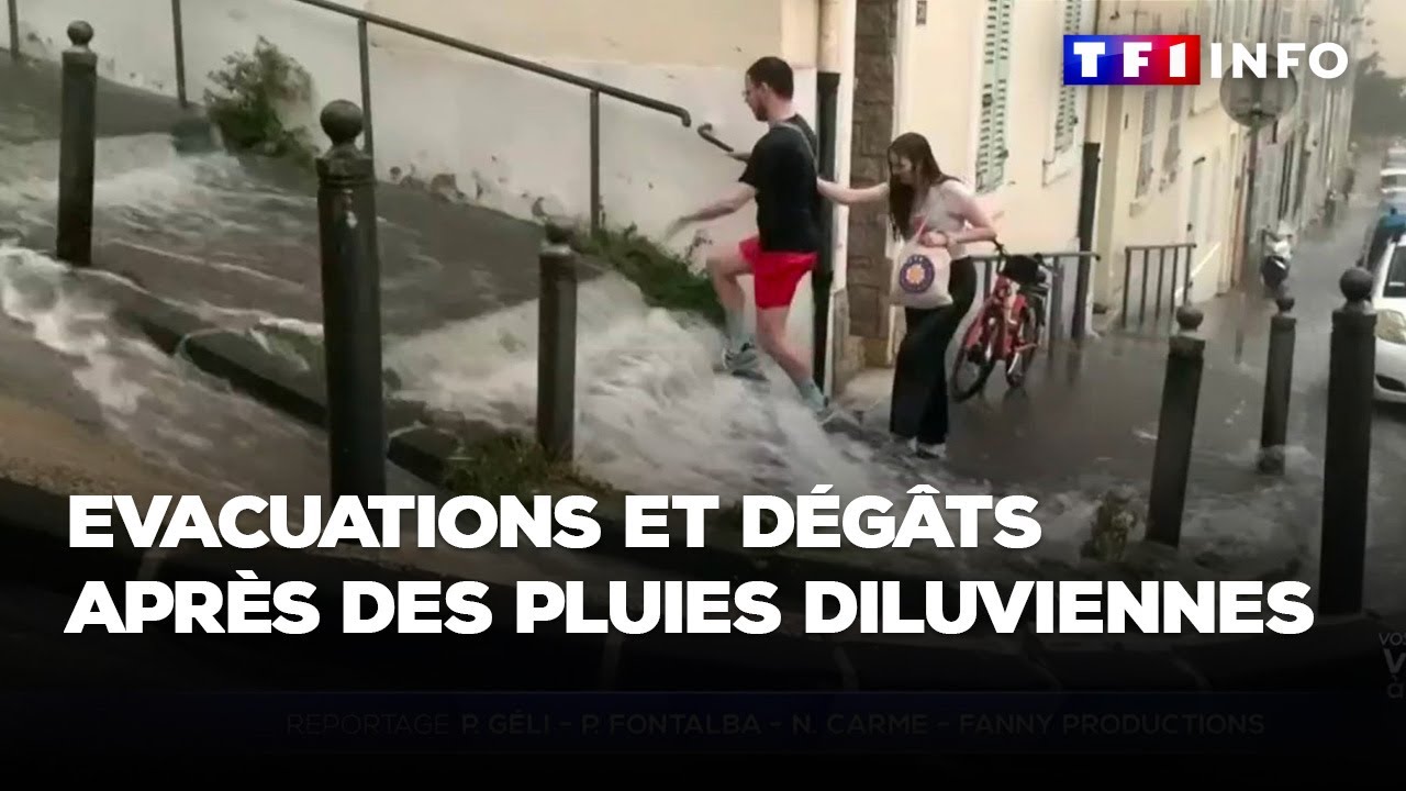 Evacuations et dégâts après des pluies diluviennes